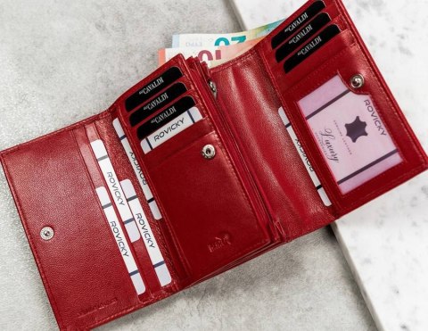 Poziomy Portfel Damski Ze Skóry Naturalnej Z Systemem Rfid Lumarko!