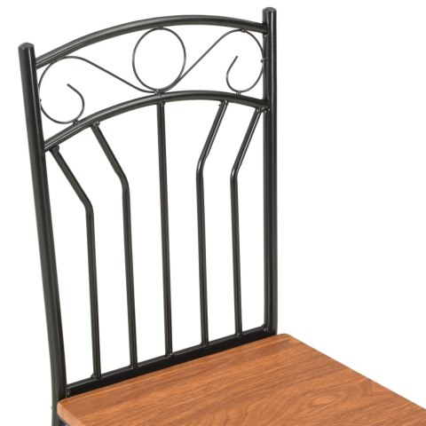 Krzesła do jadalni, 2 szt., brązowe, MDF Lumarko!