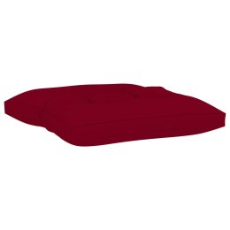 Poduszka na stołek z palet, winna czerwień, tkanina Lumarko!