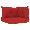 Poduszki na sofę z palet, 3 szt., czerwone, tkanina Lumarko!