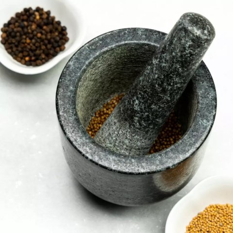 MOŹDZIERZ GRANITOWY KINGHOFF Ø12cm KH-1679 Lumarko!