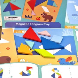 Puzzle Tangram Układanka Dla Dzieci Nauka Kształtów Figury Kształty 18el.  Lumarko!