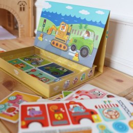 TOOKY TOY Układanka Edukacyjna Montessori Magnetyczne Pudełko dla Dzieci 80 el.  Lumarko!