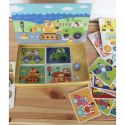 Układanka Edukacyjna Montessori Magnetyczne Pudełko Dla Dzieci 80 El.  Lumarko!