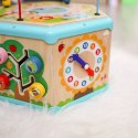 Interaktywny Drewniany Sześciokąt Montessori Otwierane Pudełko  Lumarko!