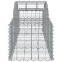 Kosze gabionowe, 8 szt, 200x50x40/60 cm, galwanizowane żelazo Lumarko!