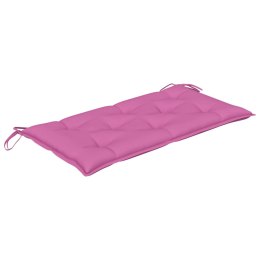 Poduszka na ławkę, różowa, 100x50x7 cm, tkanina Lumarko!