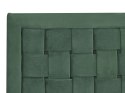 Łóżko welurowe 180 x 200 cm zielone LIMOUX Lumarko!