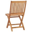 Składane krzesła ogrodowe, 2 szt., lite drewno tekowe Lumarko!