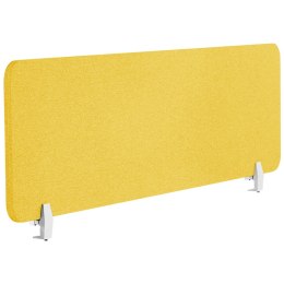 Przegroda na biurko 160 x 40 cm żółta WALLY Lumarko!