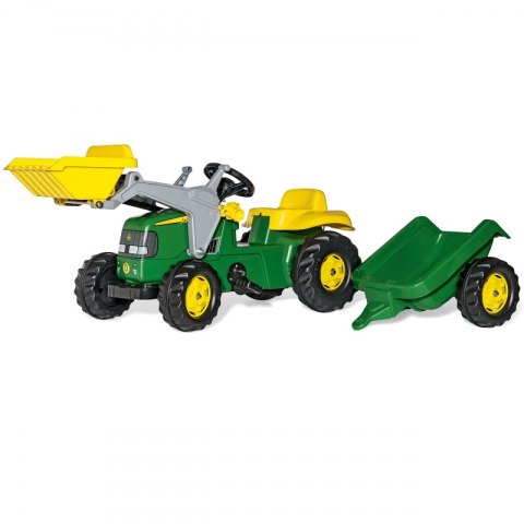 Rolly Toys Traktor na pedały John Deere z łyżką i przyczepą 2-5 Lat  Lumarko!