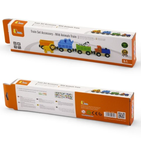 Zestaw Akcesoriów Do Kolejki - Pociąg Z Dzikimi Zwierzętami Zoo  Lumarko!