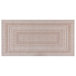 Dywan 80 x 150 cm beżowo-biały BAGLAR