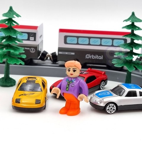 WOOPIE Kolejka Elektryczna Tor Most Tunel 80 el.  Lumarko!