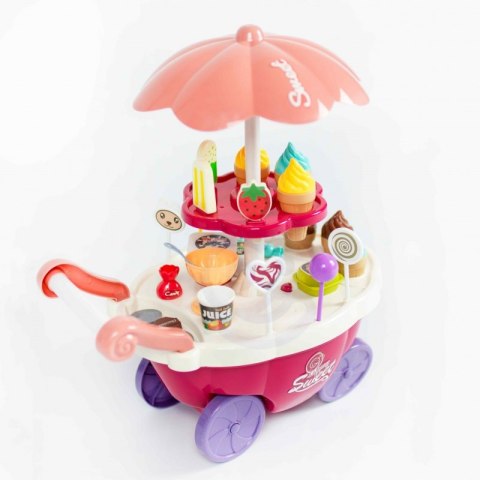 Sklep Food Truck Cukiernia Wózek Stoisko Z Lodami Słodyczami Dźwięk Światło + 36 Akc  Lumarko!