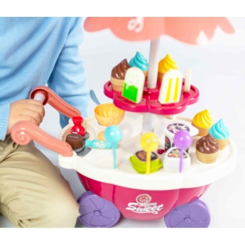 Sklep Food Truck Cukiernia Wózek Stoisko Z Lodami Słodyczami Dźwięk Światło + 36 Akc  Lumarko!