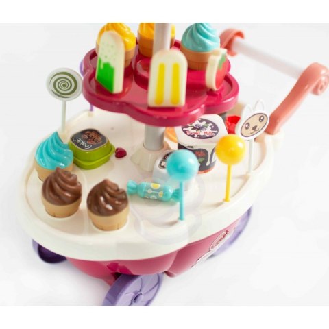 Sklep Food Truck Cukiernia Wózek Stoisko Z Lodami Słodyczami Dźwięk Światło + 36 Akc  Lumarko!