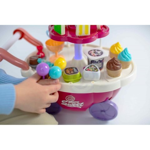 Sklep Food Truck Cukiernia Wózek Stoisko Z Lodami Słodyczami Dźwięk Światło + 36 Akc  Lumarko!