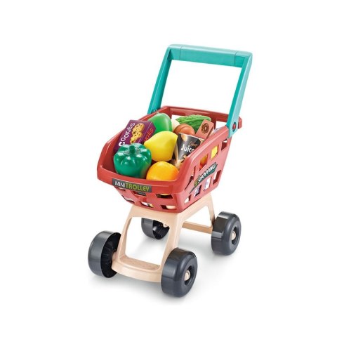 WOOPIE Sklep Supermarket z Wózkiem Sklepowym Waga Kasa Skaner + 48 Akc.  Lumarko!