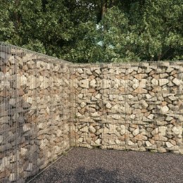 Ściana gabionowa z pokrywą, galwanizowana stal, 300x50x200 cm Lumarko!
