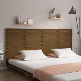 Wezgłowie łóżka, miodowy brąz, 206x3x91,5 cm, drewno sosnowe Lumarko!