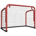 Bramka do hokeja, czerwono-czarna, 68x32x47 cm Lumarko!