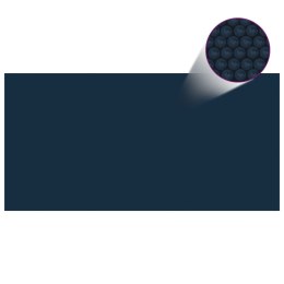 Pływająca folia solarna z PE, 732x366 cm, czarno-niebieska Lumarko!