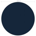 Pływająca folia solarna z PE na basen, 300 cm, czarno-niebieska Lumarko!