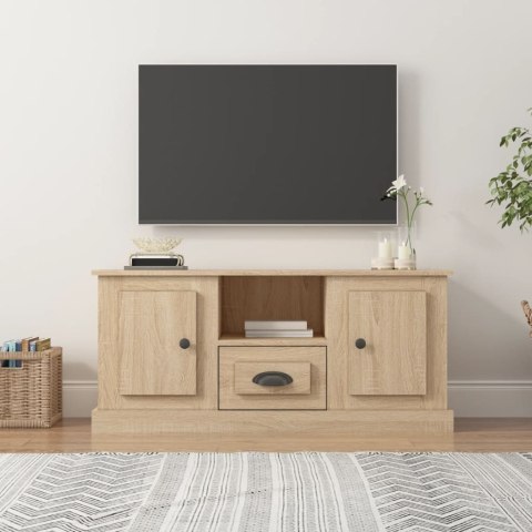 Szafka pod TV dąb sonoma 100x35,5x45 cm materiał drewnopochodny Lumarko!