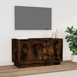 Szafka pod TV, przydymiony dąb, 80x35x45 cm Lumarko!