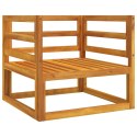Krzesło ogrodowe z jasnoszarymi poduszkami lite drewno akacjowe Lumarko!