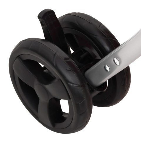 Dwupiętrowy, składany wózek dla psa, czerwony, 83x48x97 cm Lumarko!