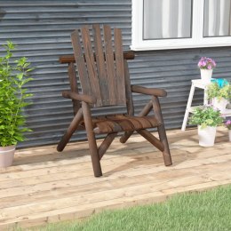 Krzesło ogrodowe, 68x86x103 cm, drewno świerkowe Lumarko!