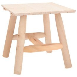 Stolik pomocniczy, 49x49x50 cm, lite drewno świerkowe Lumarko!