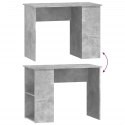 Biurko, szarość betonu, 100x55x75 cm, materiał drewnopochodny Lumarko!