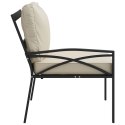 Krzesła ogrodowe z piaskowymi poduszkami, 2 szt., 62x75x79 cm Lumarko!