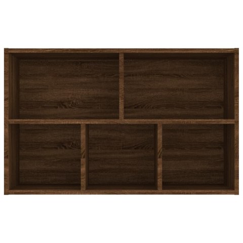 Regał na książki/szafka, brązowy dąb, 50x25x80 cm Lumarko!