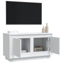 Szafka pod TV, biała, 80x35x45 cm, materiał drewnopochodny Lumarko!