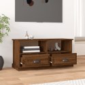 Szafka pod TV brązowy dąb 93x35,5x45 cm materiał drewnopochodny Lumarko!