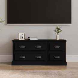 Szafka pod TV, czarna, 100x35,5x45 cm, materiał drewnopochodny Lumarko!