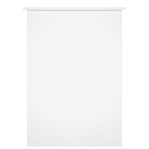 Biurko, białe, 100x55x75 cm, materiał drewnopochodny Lumarko!