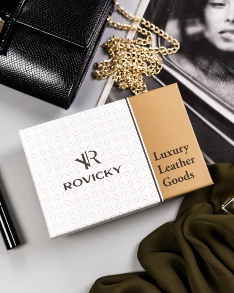 Skórzany portfel damski na bigiel i zatrzask Lumarko!