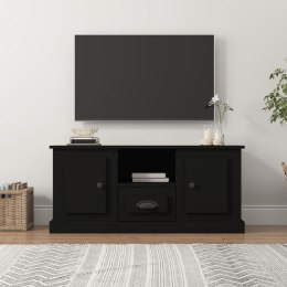 Szafka pod TV, czarna, 100x35,5x45 cm, materiał drewnopochodny Lumarko!
