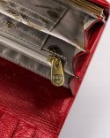 Klasyczny skórzany portfel damski z systemem RFID Lumarko!