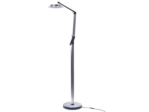 Lampa podłogowa LED srebrna CARINA