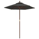 Parasol ogrodowy na drewnianym słupku, antracytowy, 196x231 cm Lumarko!