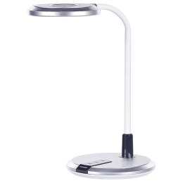 Lampa biurkowa LED srebrno-biała COLUMBA Lumarko!