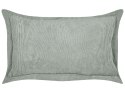 2 sztruksowe poduszki dekoracyjne 47 x 27 cm jasnozielone ZINNIA Lumarko!