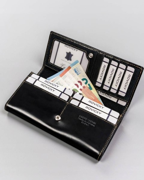 Elegancki, klasyczny portfel damski ze skóry naturalnej — Pierre Cardin Lumarko!