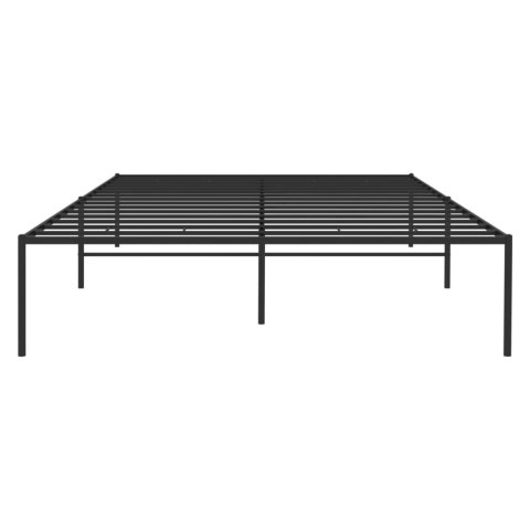 Metalowa rama łóżka, czarna, 120x200 cm Lumarko!